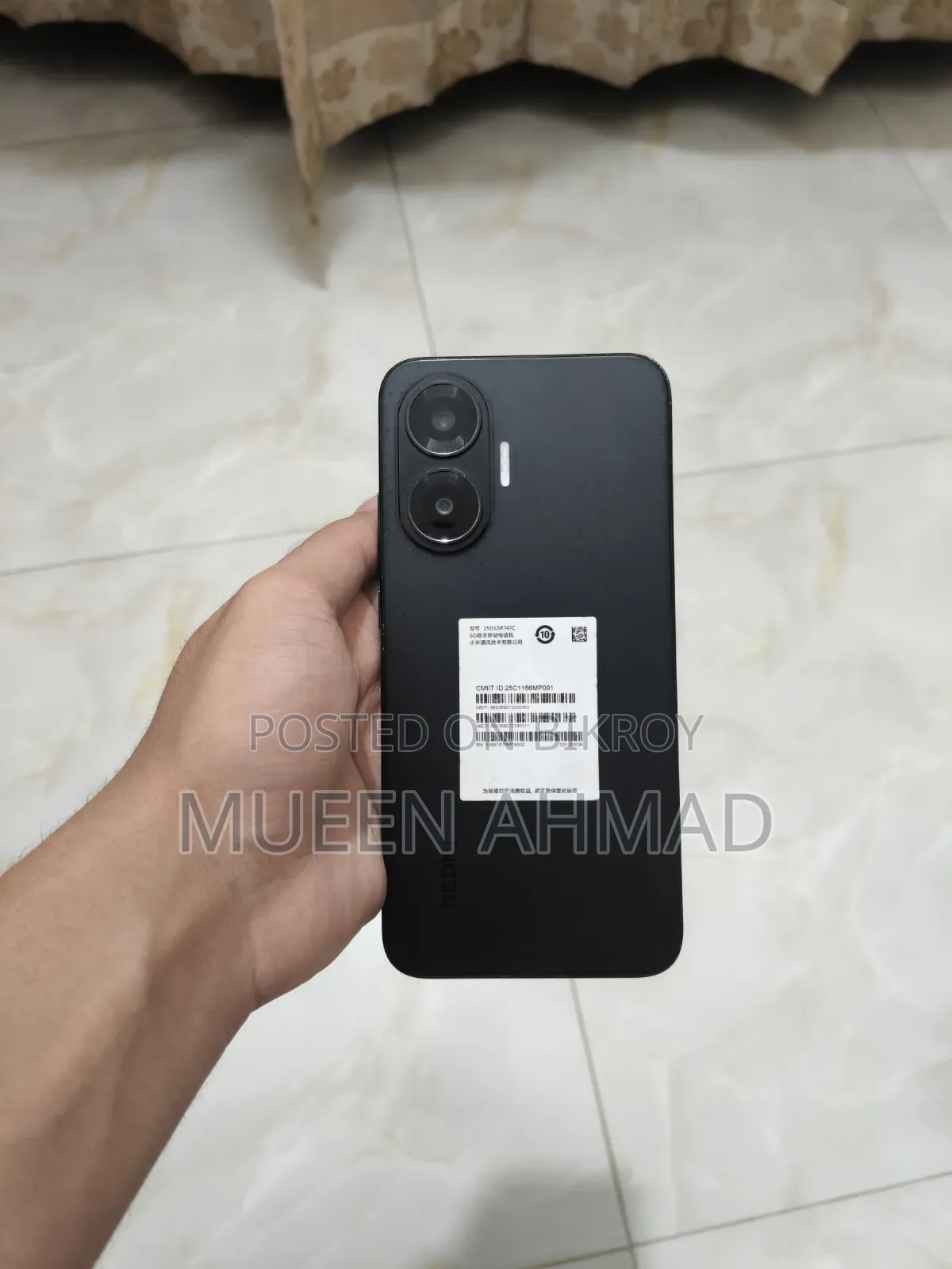 শাওমি রেডমি টার্বো ৪ প্রো ২৫৬ জিবি কালো