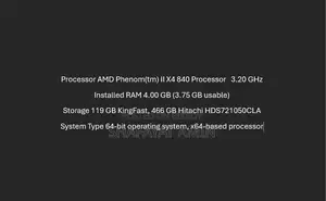 Desktop Computer Gigabyte 4GB HDD+SSD 640GB