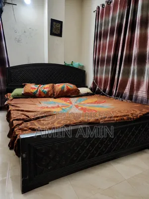 Bed 6x7 Feet Segun Wood