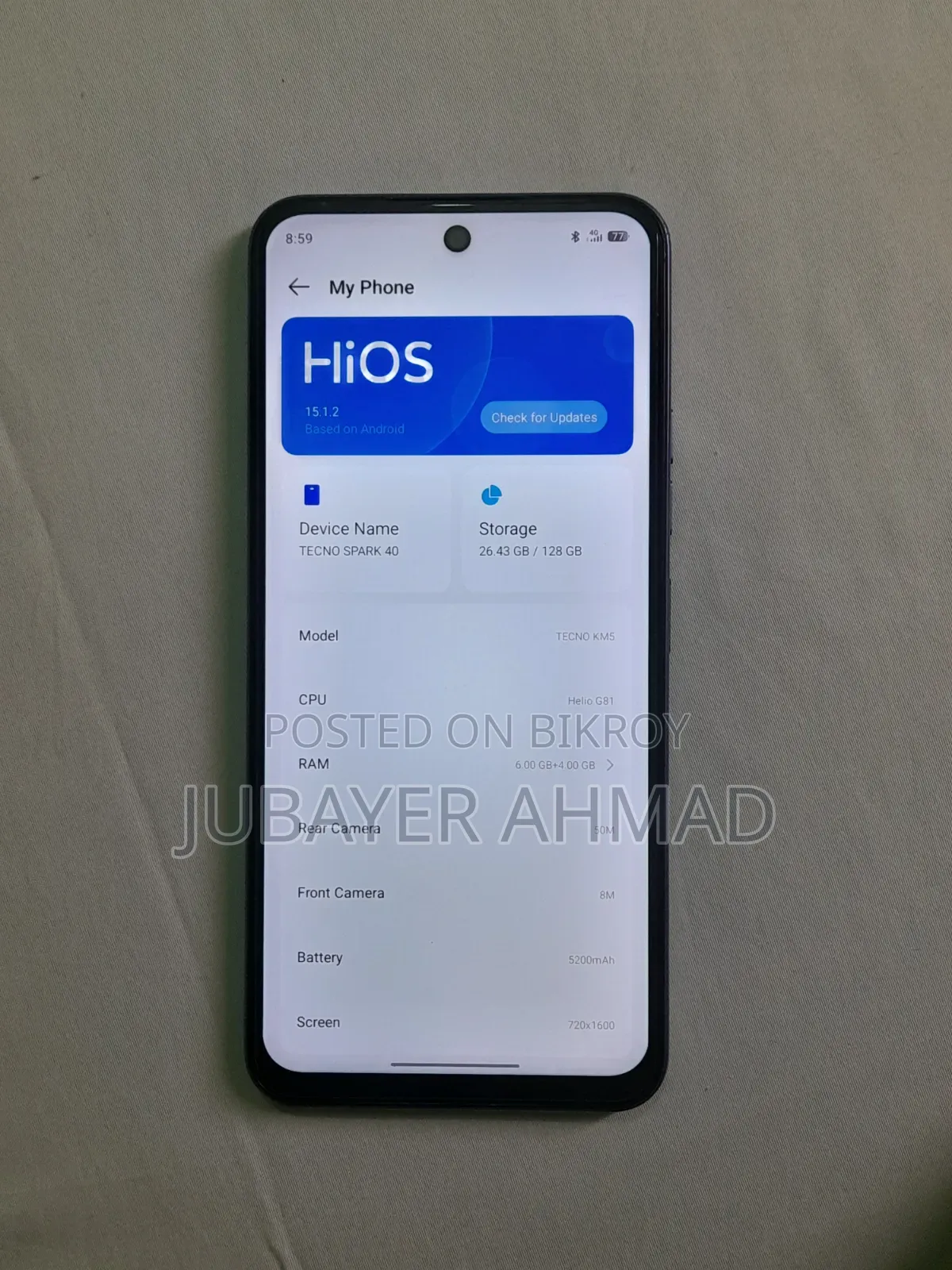 Tecno Spark 40 128 GB