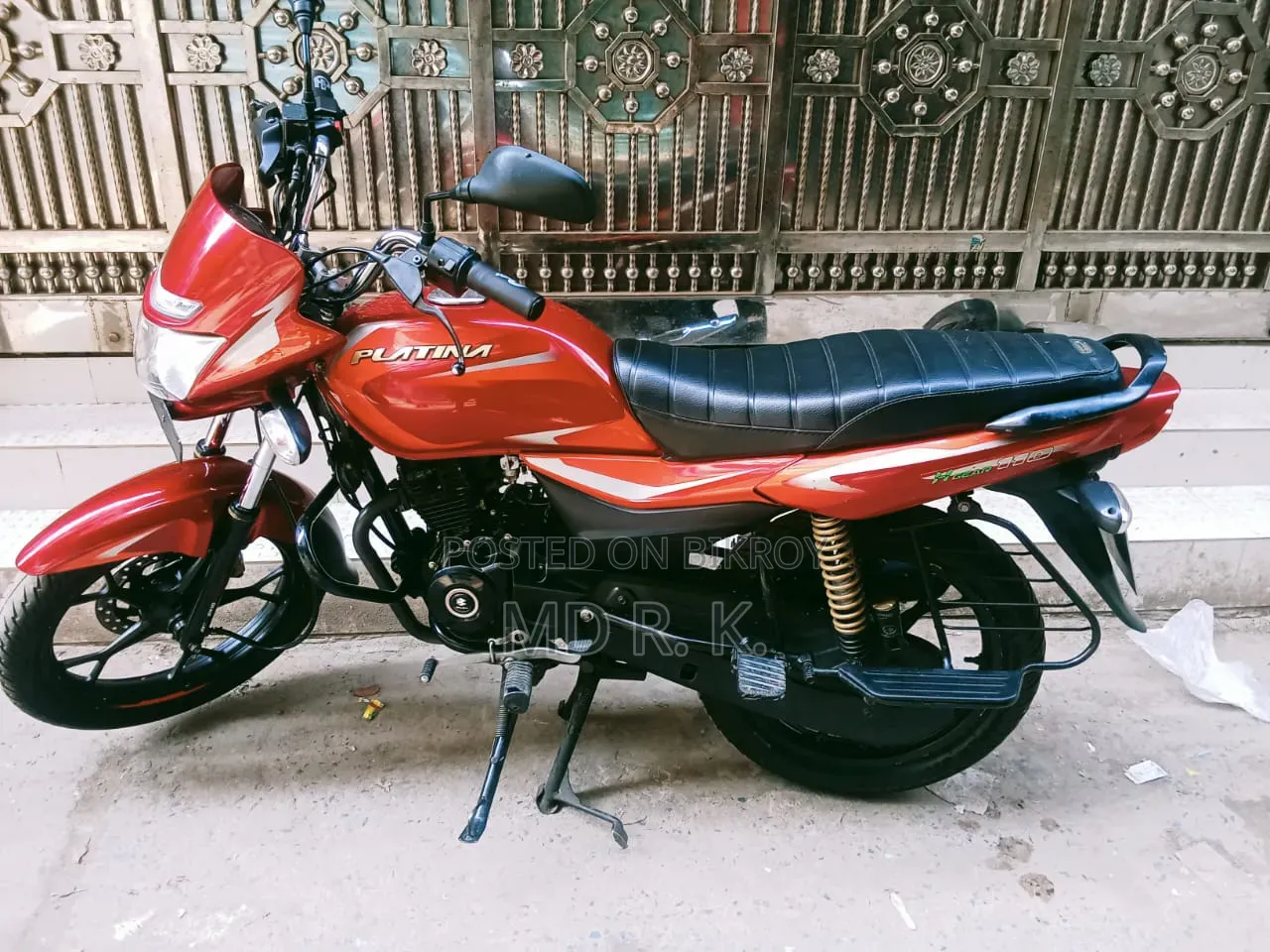 Bajaj Platina 110 ES 2021 Red