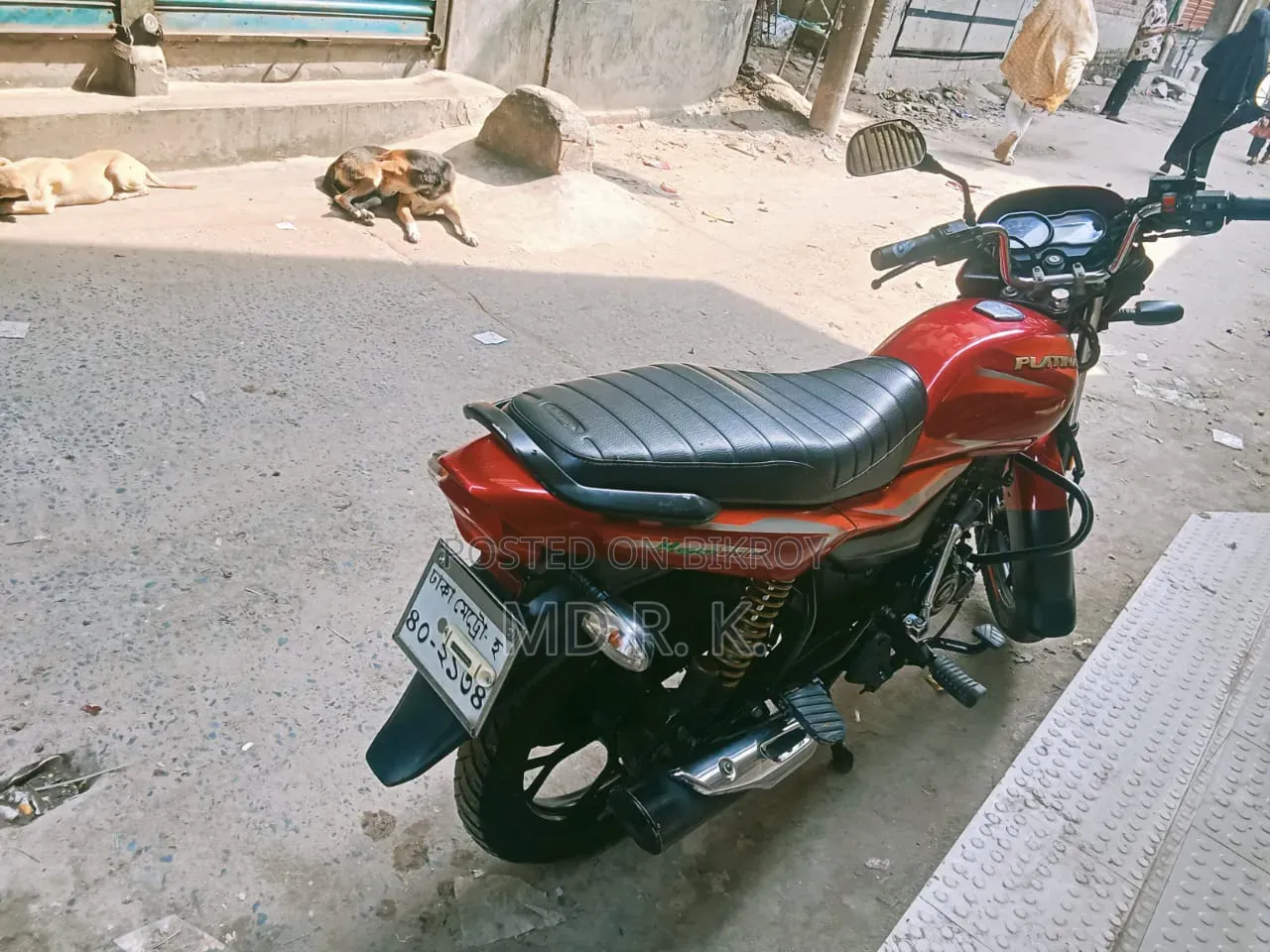 Bajaj Platina 110 ES 2021 Red