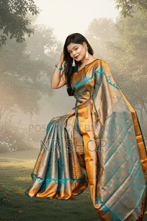 Kanjivaram Katan Saree with blouse piece