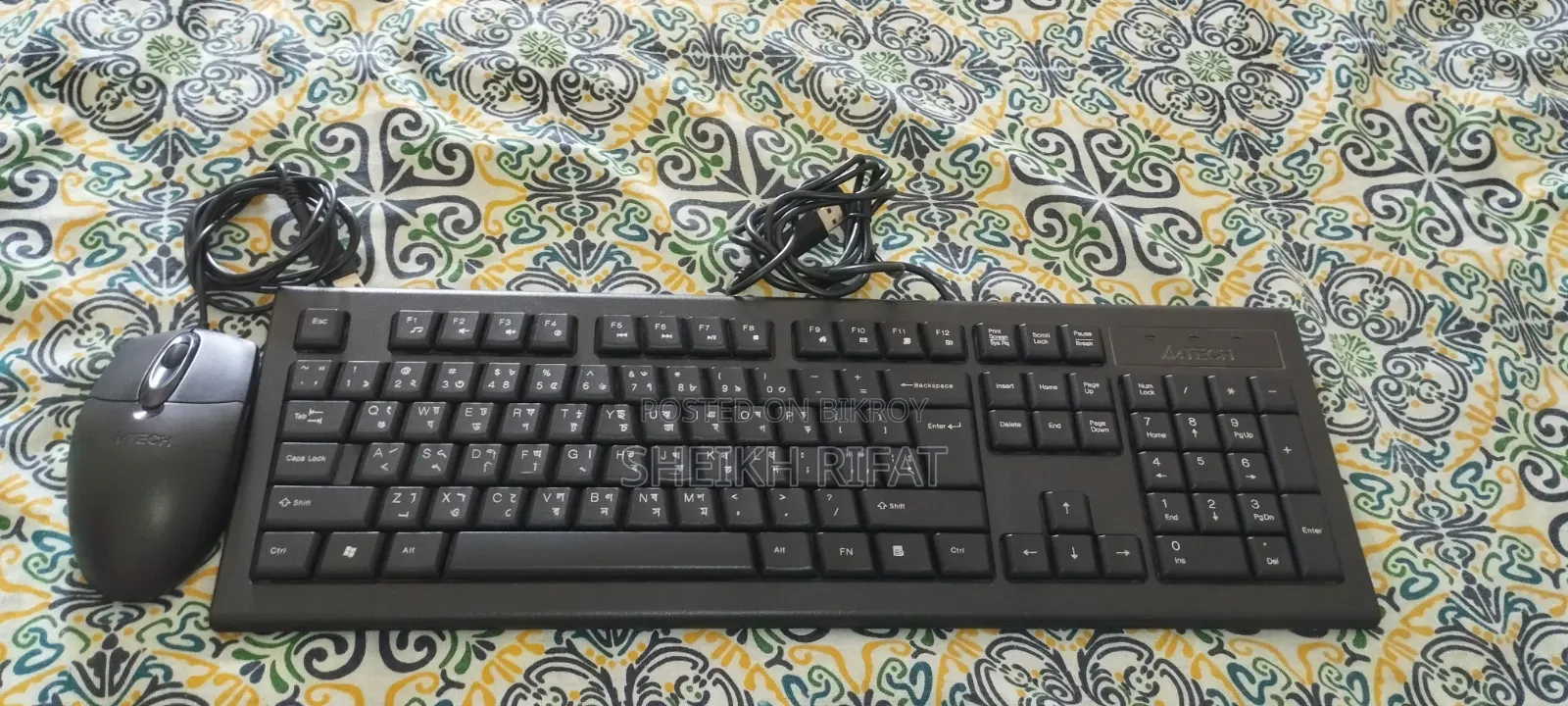 A4tech Keyboard Mouse Combo (Used for only 3 months)