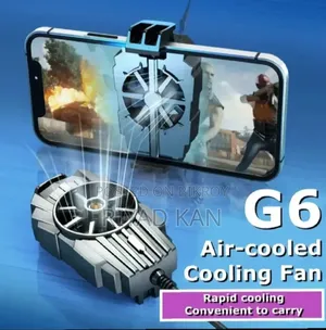 G6 Mobile Phone Radiator for Pubg Gaming Accessories Mute Cooling Fan
