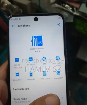 Tecno Spark 8 Pro 64 GB Black
