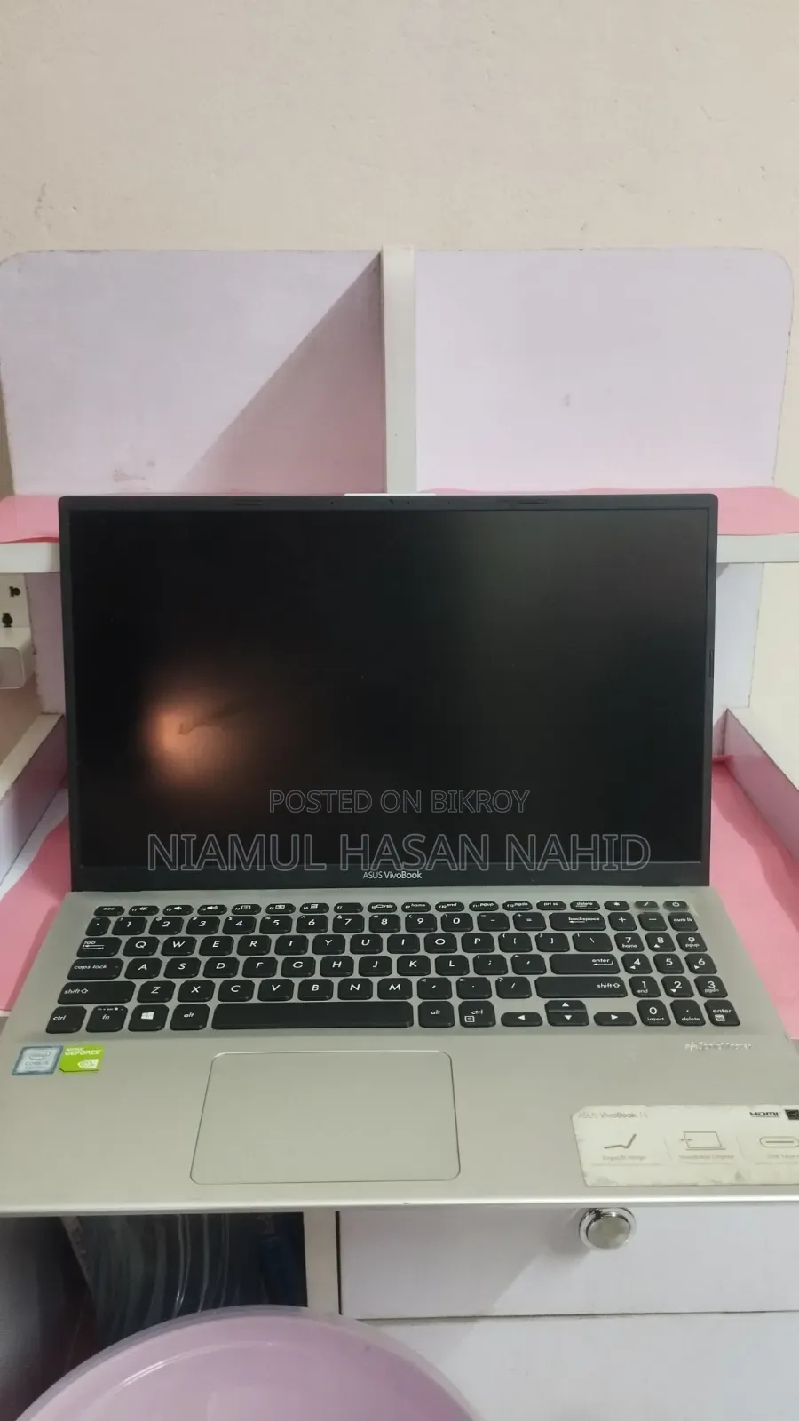 Laptop ASUS Vivobook 15 8GB Intel Core I7 HDD+SSD 1T