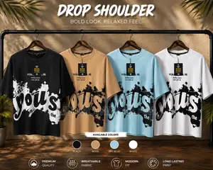 Premium Drop Shoulder T-Shirt | Medium, Large, Extra Large | 4 Colors Cash on Delivery