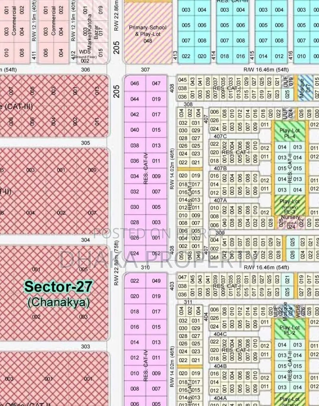Semi Corner 3 Katha North/East At Sector-27