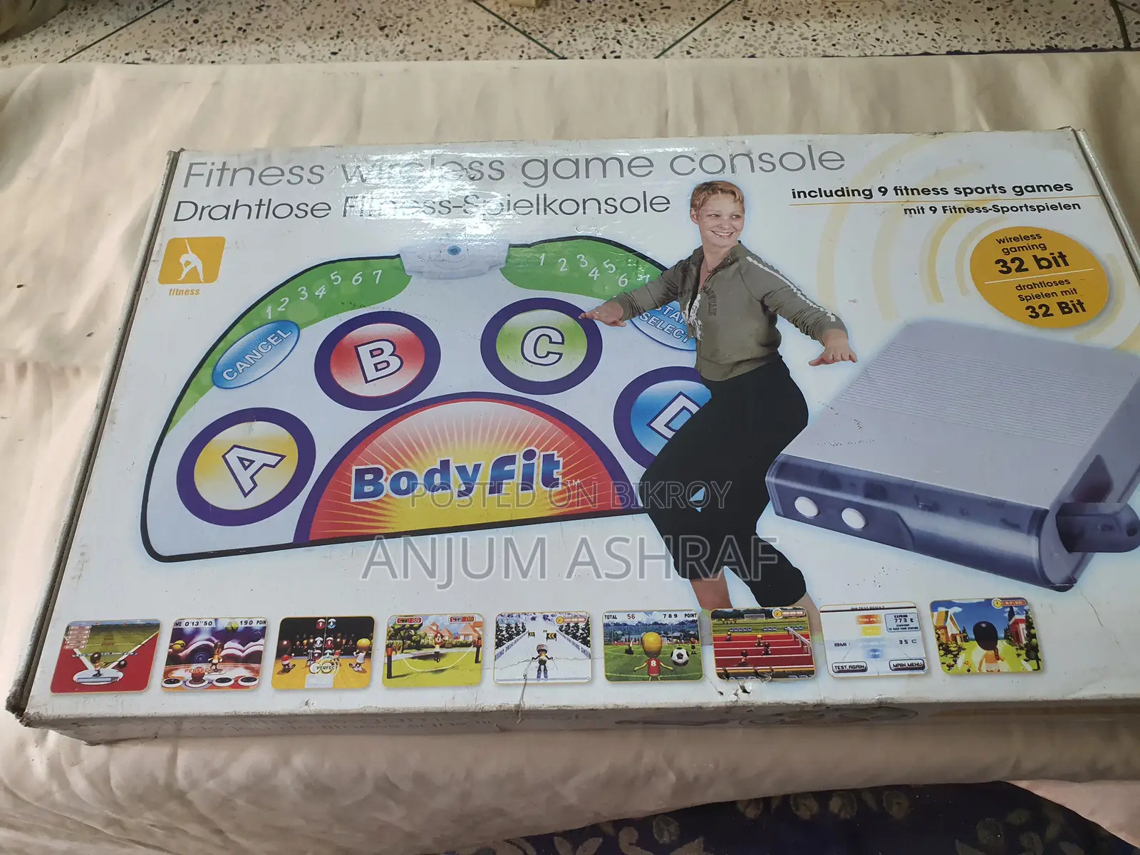 Bodyfit
Fitness Wireless Game Console
Wireless Gaming – 32 Bit