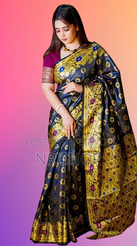 Indian Inspired Soft Silk Katan Saree