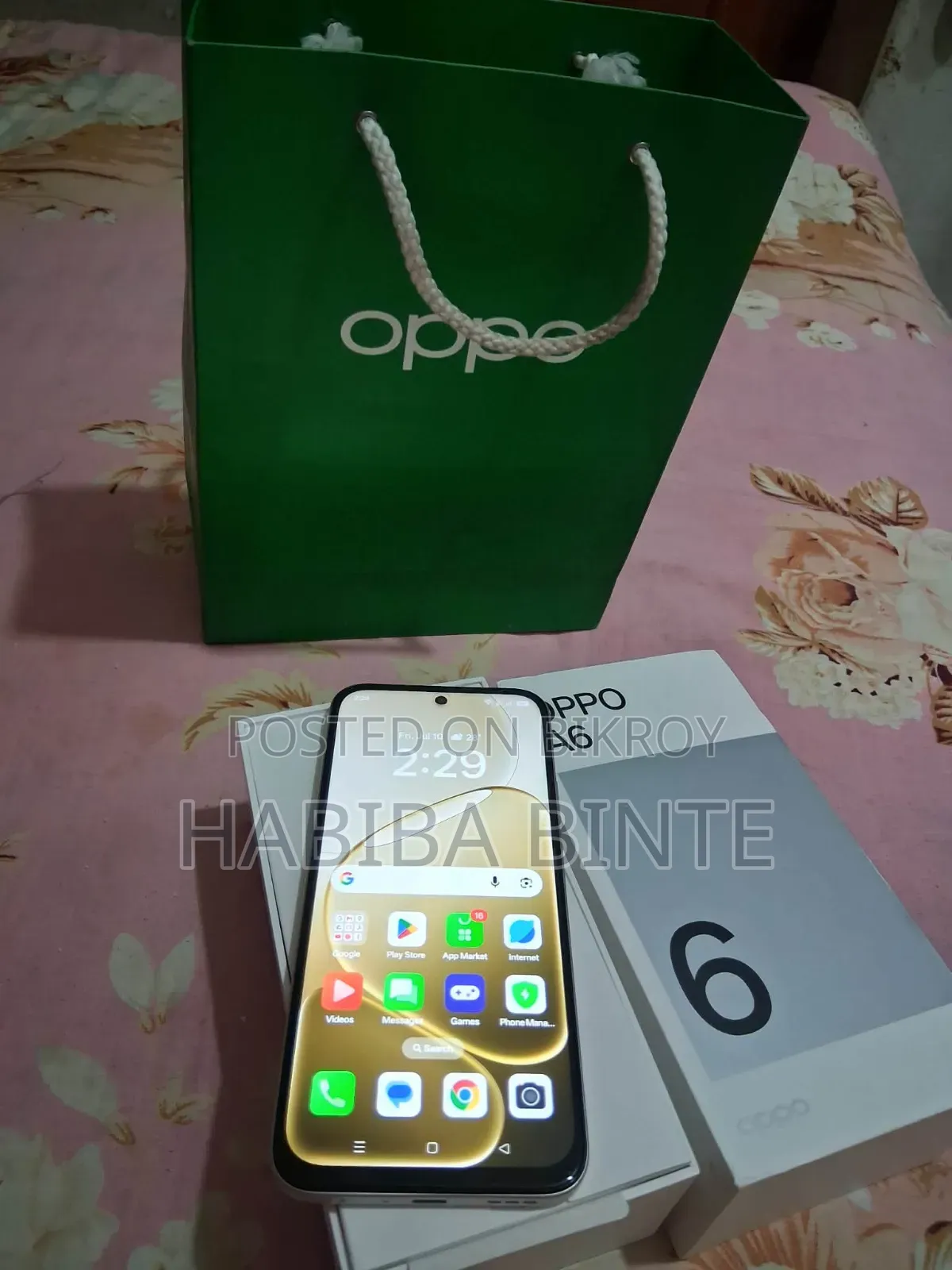 New Oppo A6 128 GB