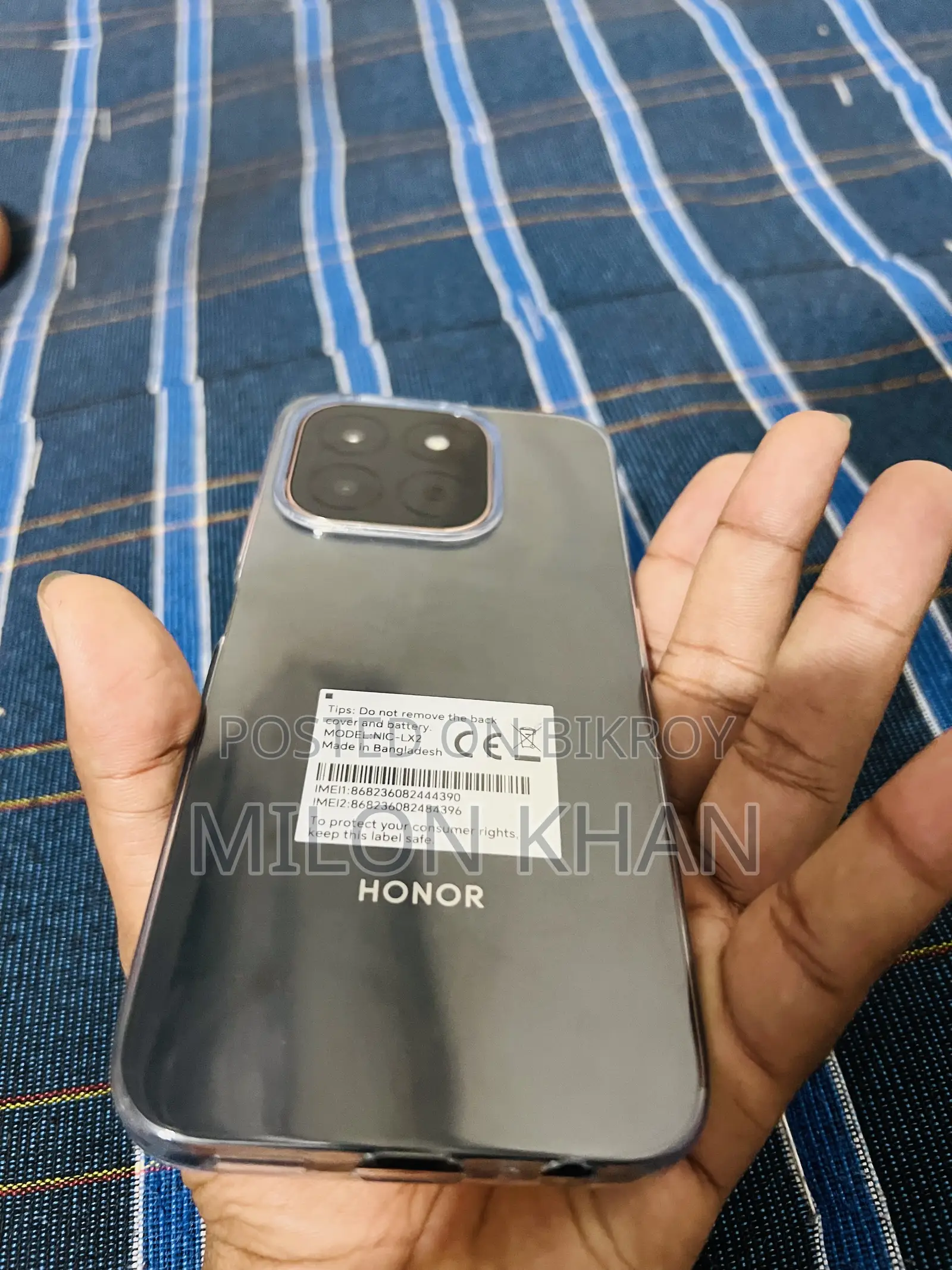 New Honor X6C 256 GB Black