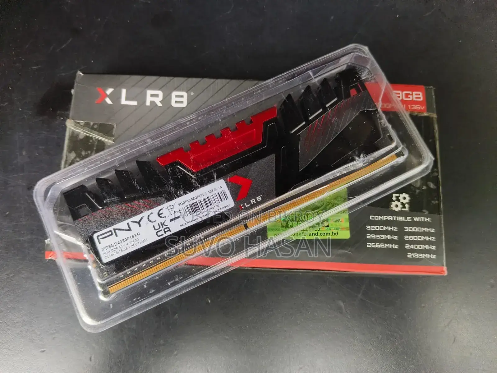 8GB Pny DDR4 3200MHz RAM Fresh