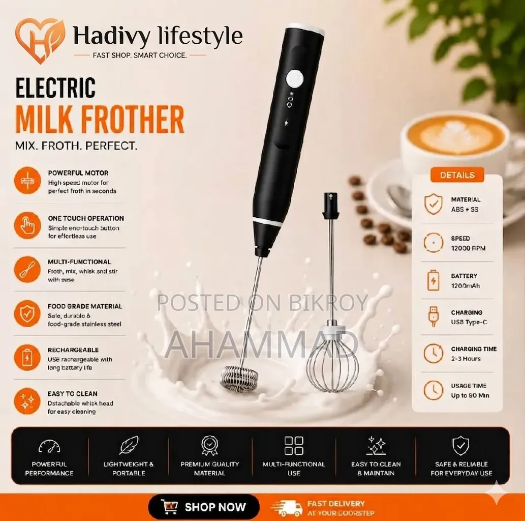 Mini Small Mixer/Milk, Coffee Frother