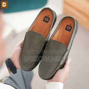 Dice Olive Half Loafer Size 35-46