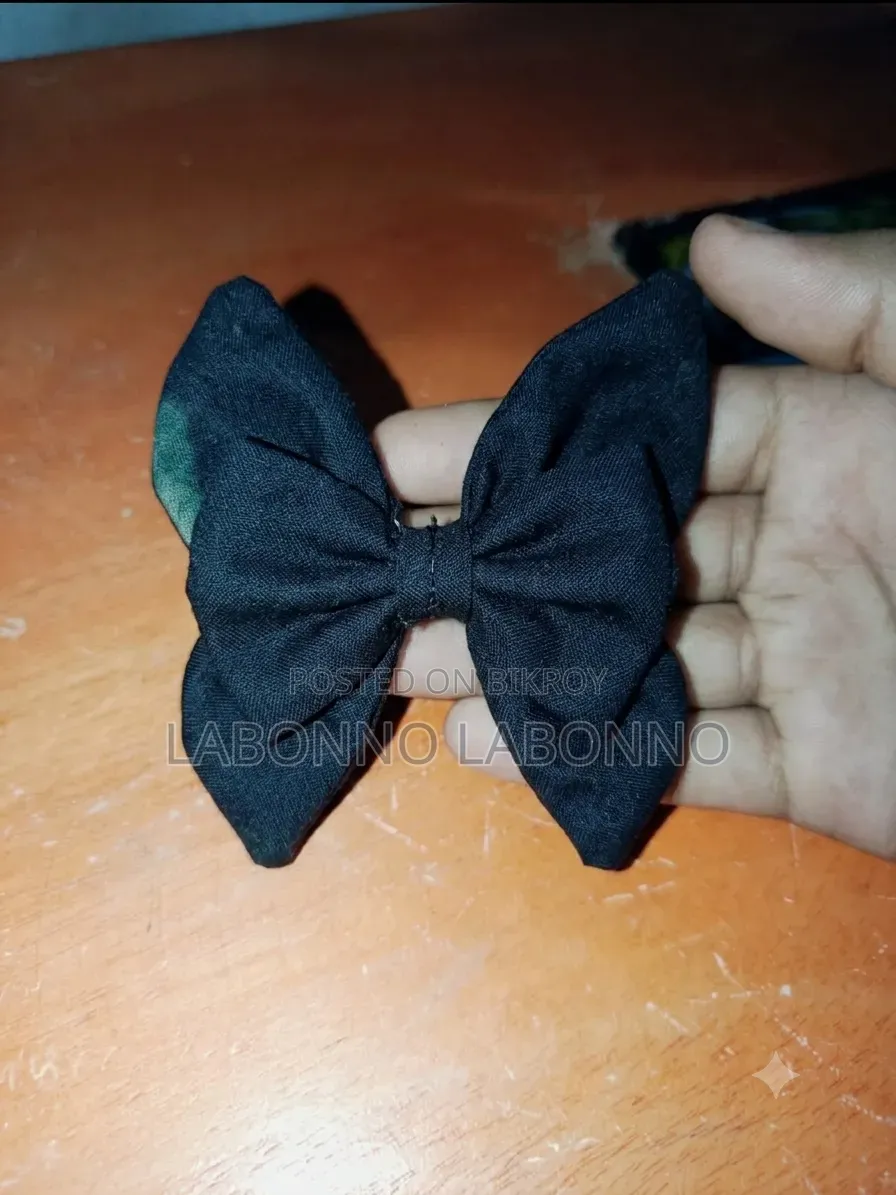 Black Is Always In Style Classic Handmade Bow
