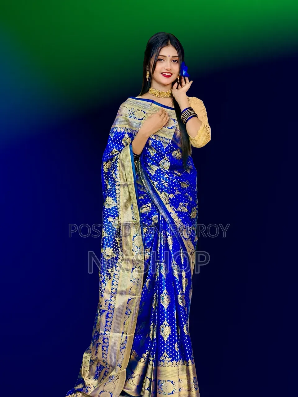 Soft Silk Katan Saree 12 Haat