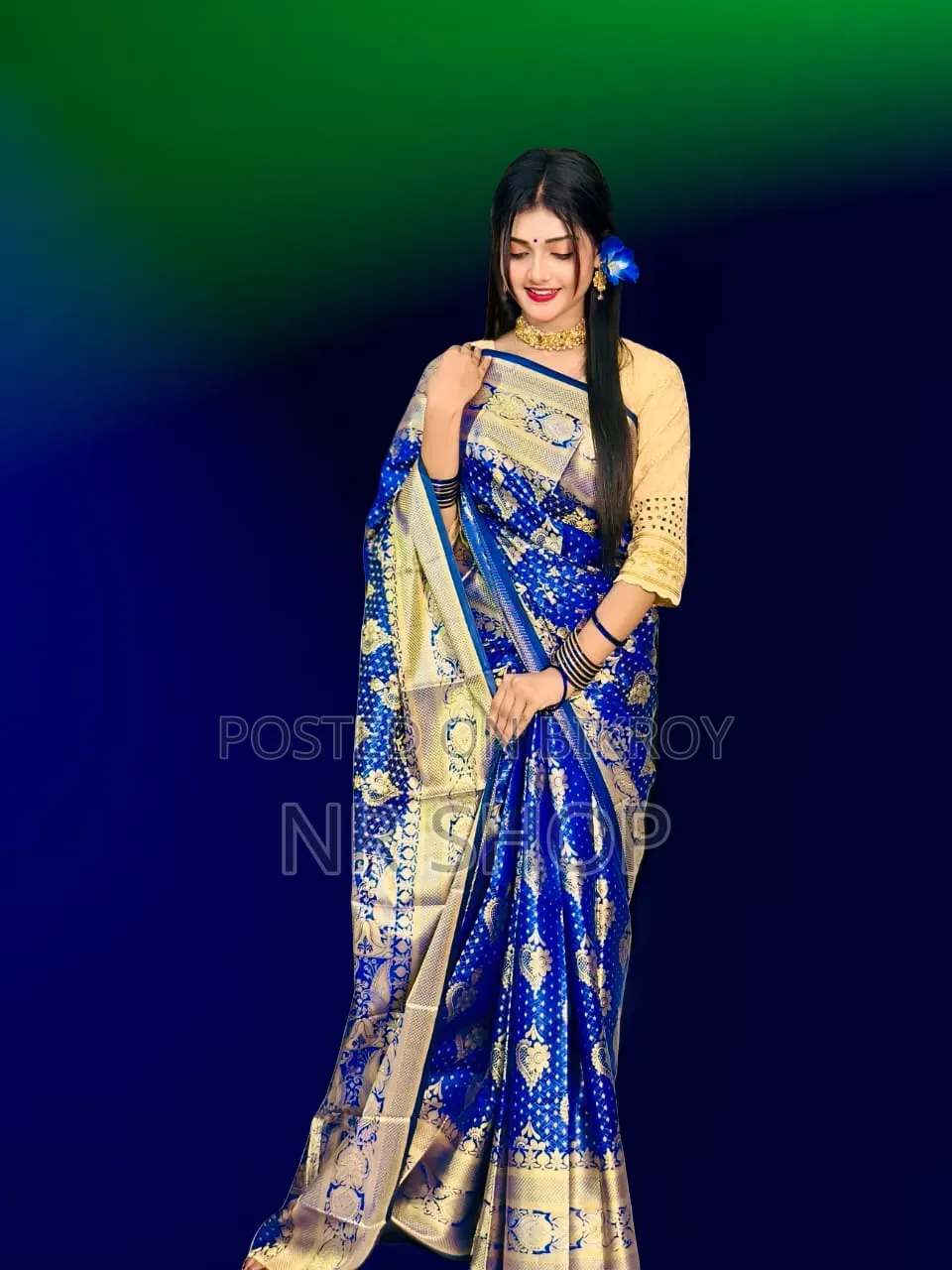 Soft Silk Katan Saree 12 Haat