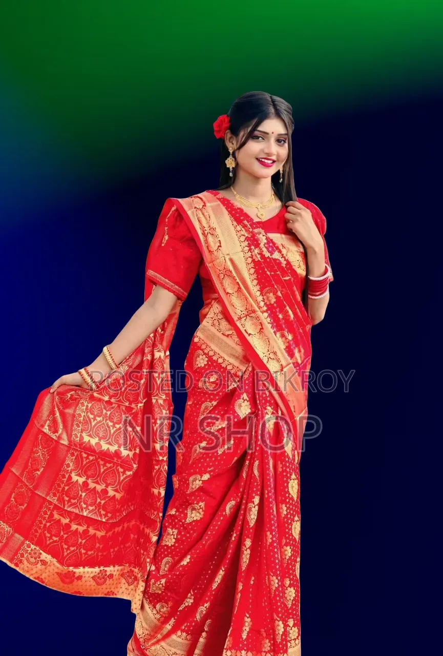 Soft Silk Katan Saree 12 Haat