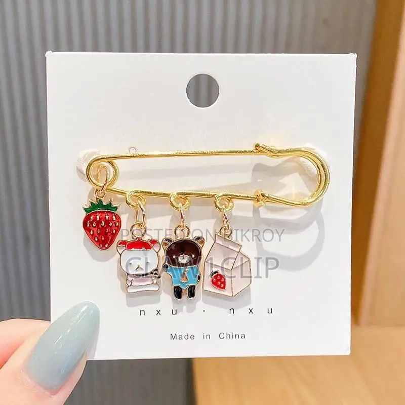Heavy Duty Clothing Fixing Metal Brooch DIY Dress Craft Brooch Pins