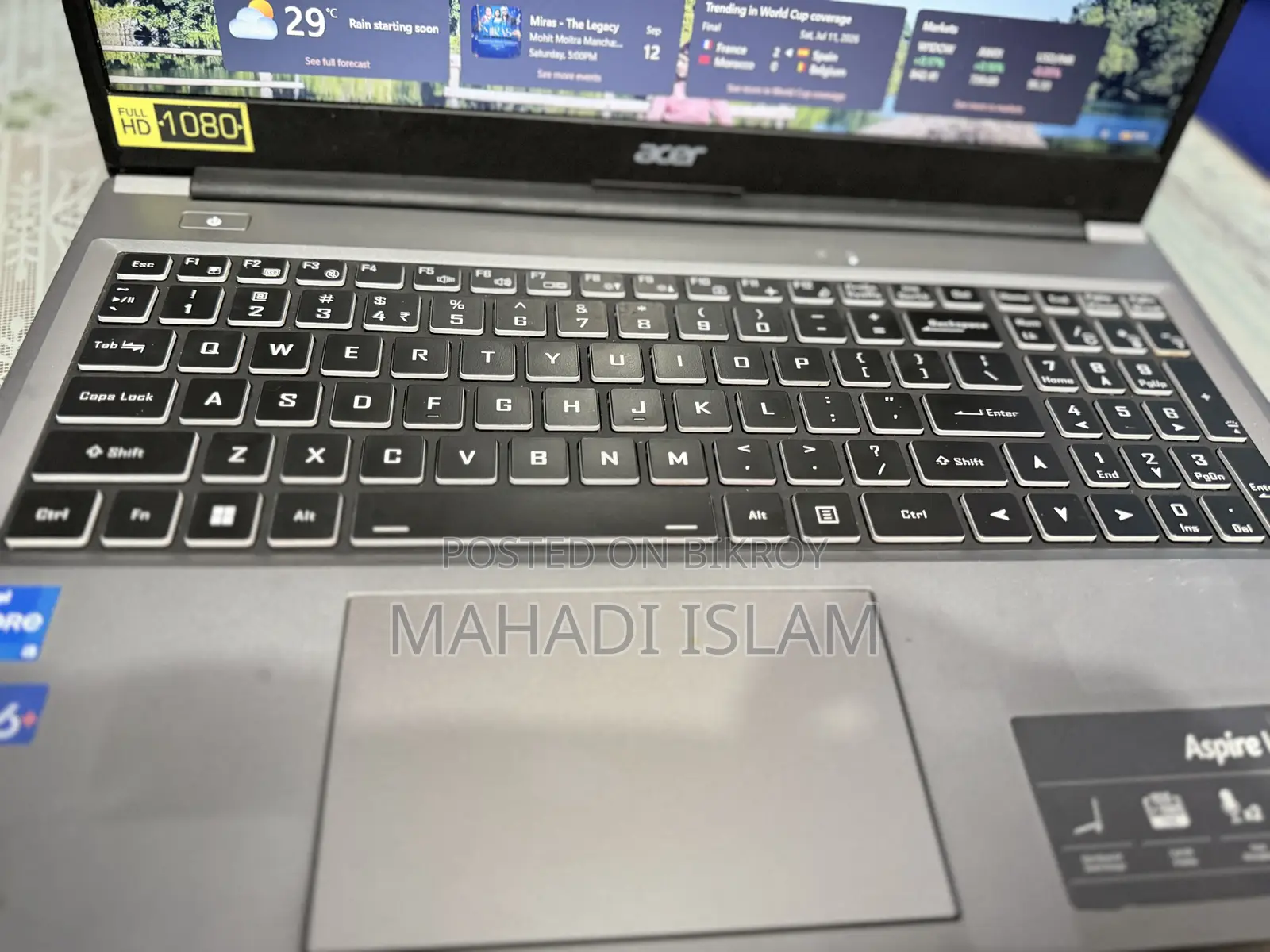 Laptop Acer Aspire Lite 16 16GB Intel Core i5 SSD 640GB