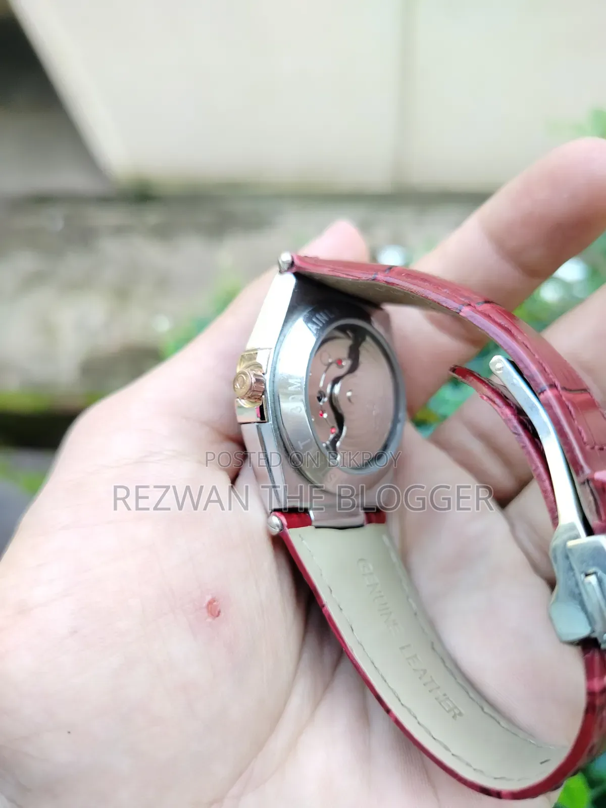 Omega Constellation Automatic Premium Watch (Maroon Dial)