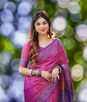 Kanjivaram Silk Saree with Matching Running Blouse Piece