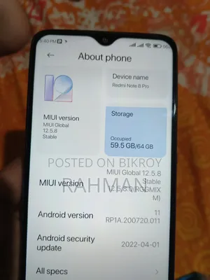 Xiaomi Redmi Note 8 Pro 64 GB Blue