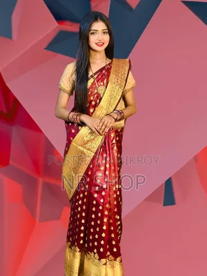 Soft Silk Katan Sharee with Enchanting Design