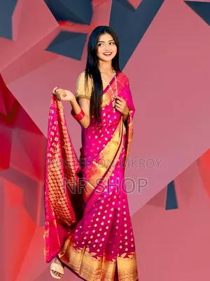 Soft Silk Katan Sharee with Enchanting Design