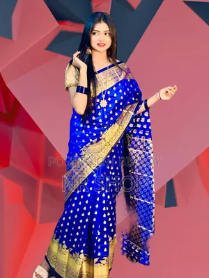 Soft Silk Katan Sharee with Enchanting Design