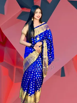 Soft Silk Katan Sharee with Enchanting Design