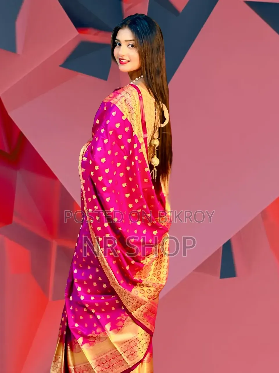 Soft Silk Katan Sharee with Enchanting Design