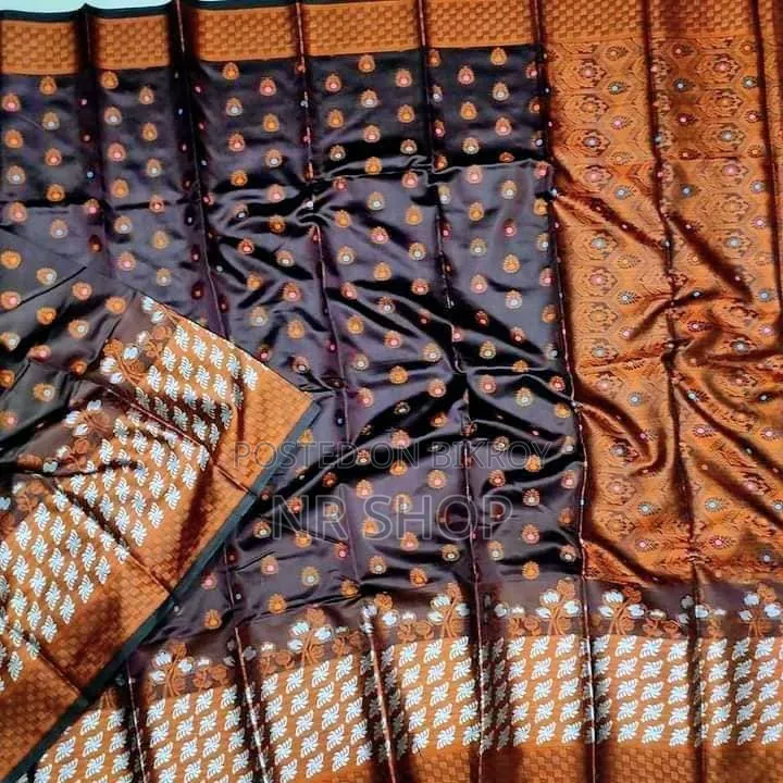 Trendy Indian Inspired Soft Silk Katan Sharee