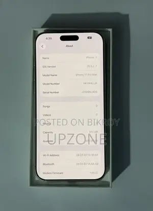 Apple iPhone 17 Pro Max 512 GB Silver