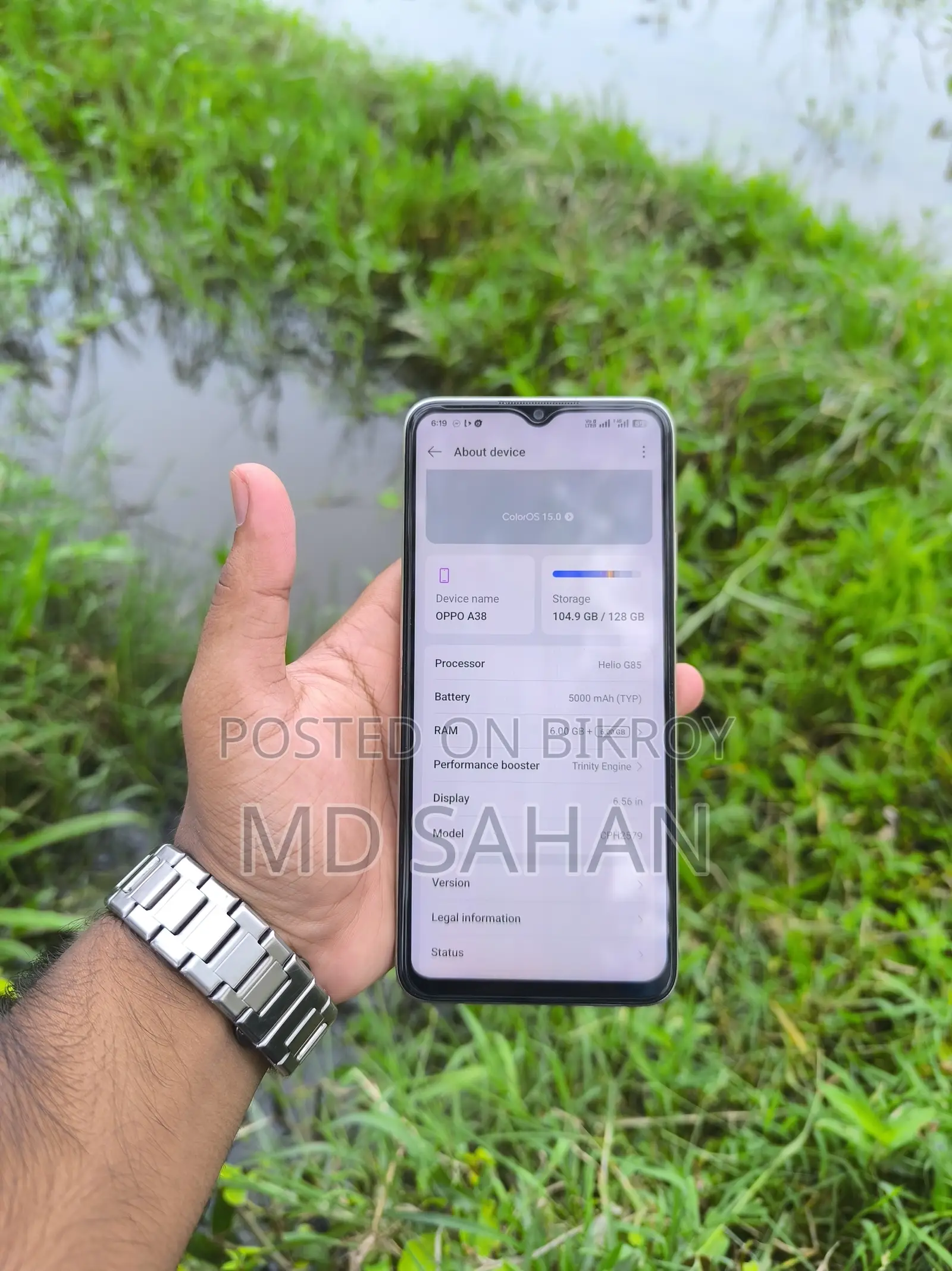 Oppo A38 128 GB Silver