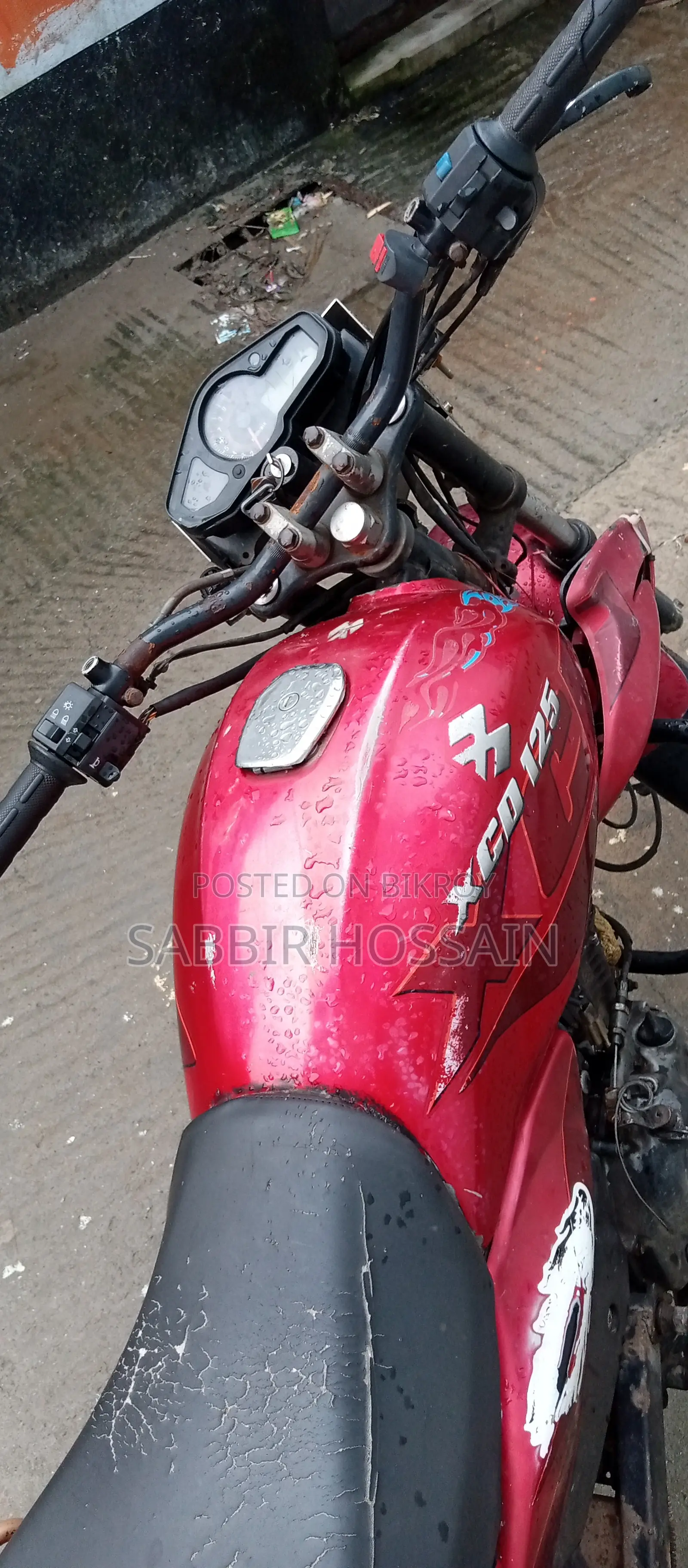 Bajaj XCD 125 2007 Red