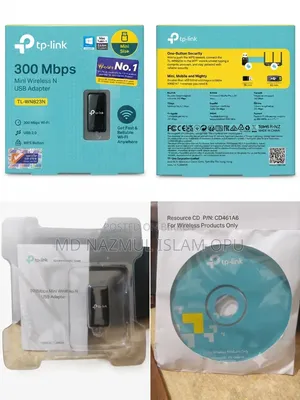 Tp-link Tl-wn823n 300mbps Mini Wireless N Usb Adapter (একদম নতুন)