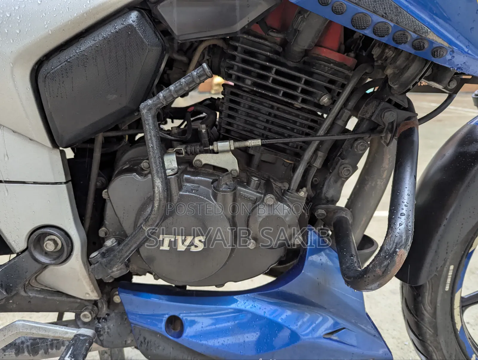 TVS Apache RTR 160 4V 2019 Blue