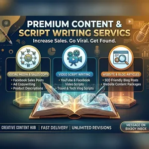 Premium Content Script Writing Service