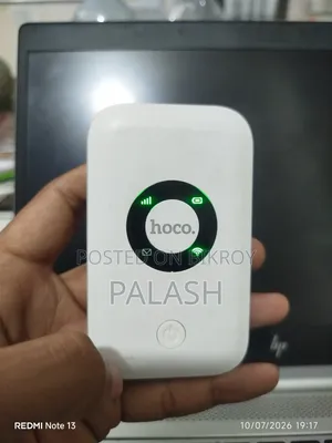 Hoco Dq11 4G Pocket Router Wifi 6|12-Hour Backup|Supports All BD SIM