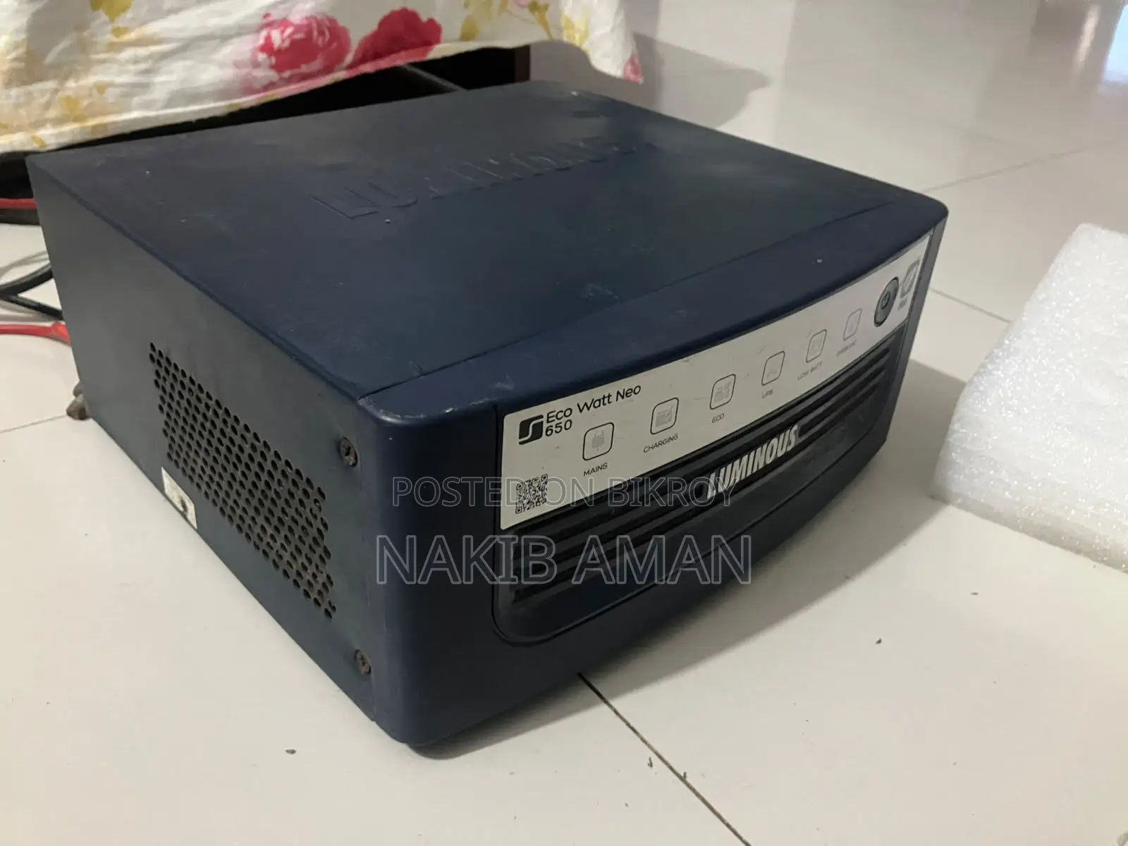 Luminous Eco Watt Neo 650 Ips (Without Battery)– For Sale