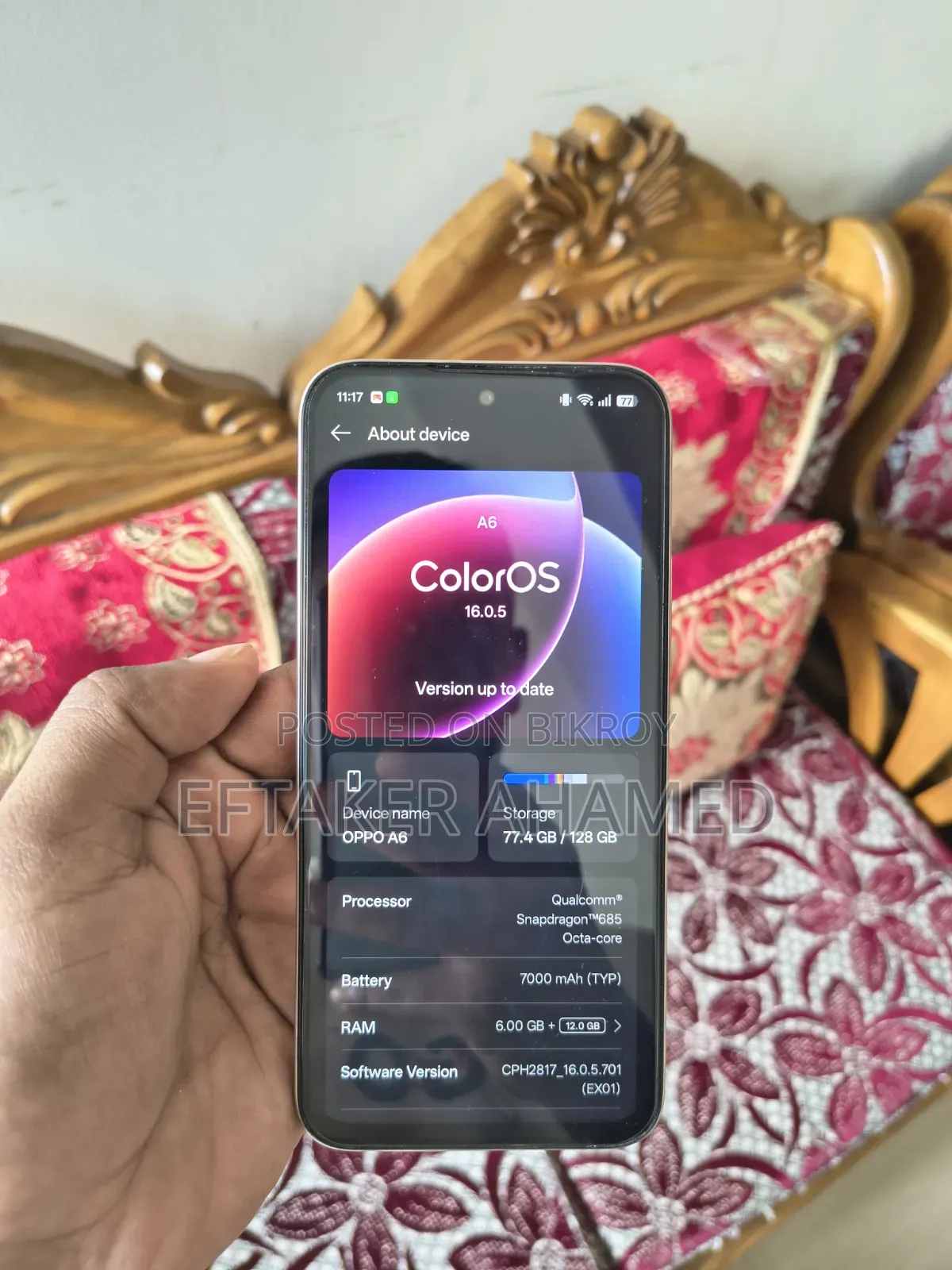 Oppo A6 128 GB Gold