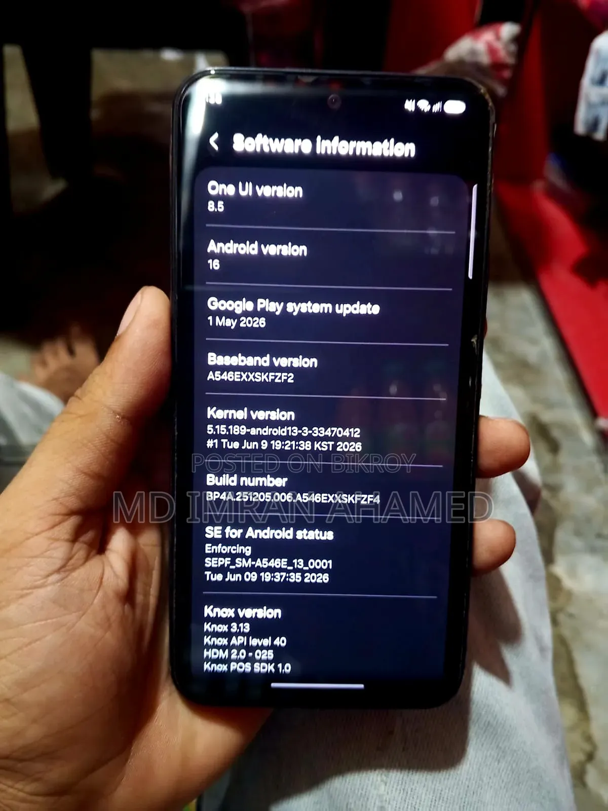 Samsung Galaxy A54 5G 128 GB Black