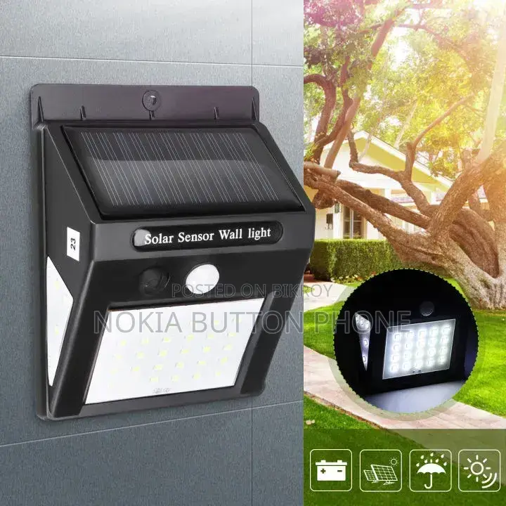 Solar Light Power 30 Led Pir Motion Sensor Wall Light Waterproof