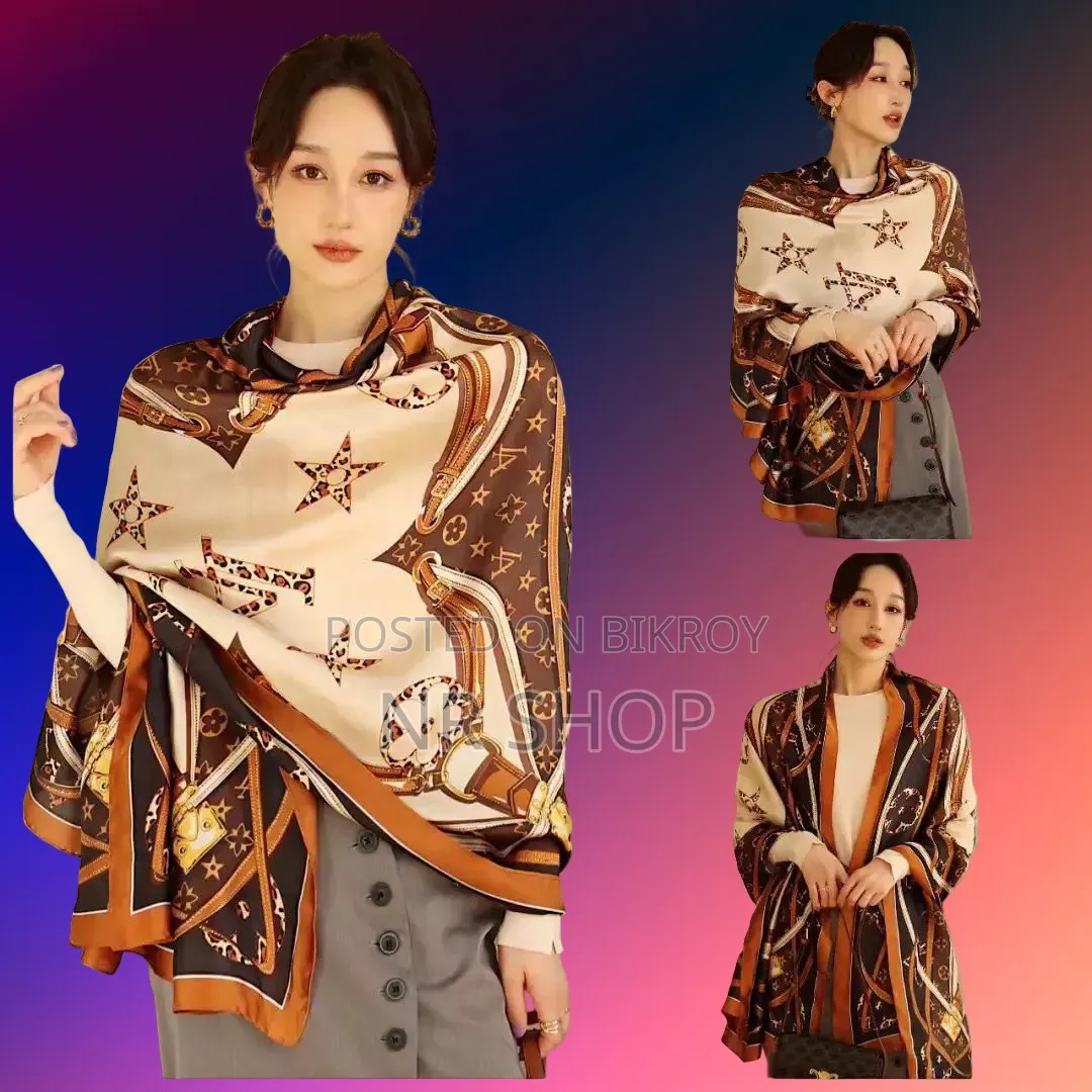 Premium Luxury Satin Silk Scarf