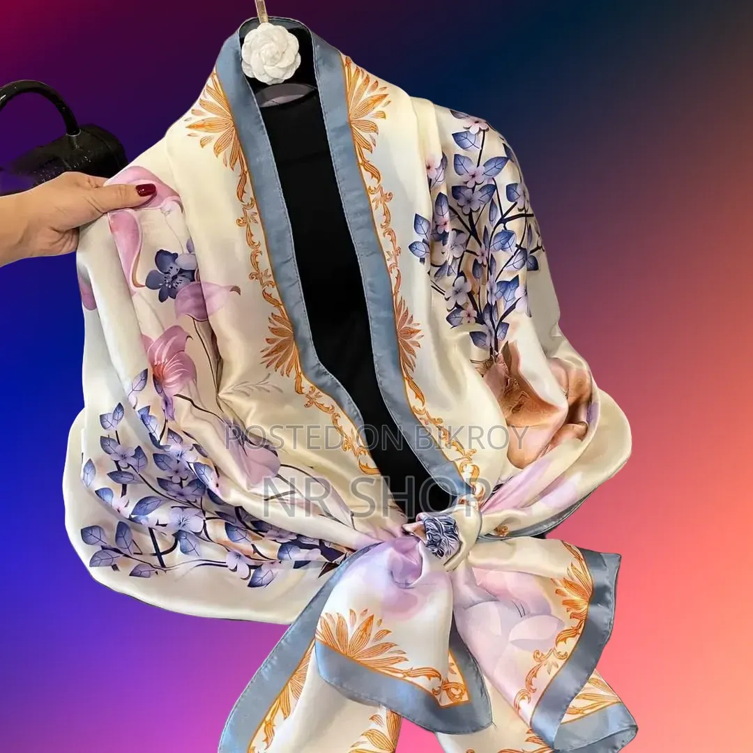 Premium Luxury Satin Silk Scarf