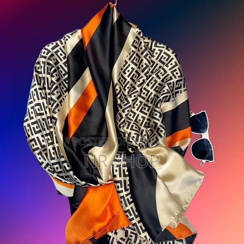 Premium Luxury Satin Silk Scarf