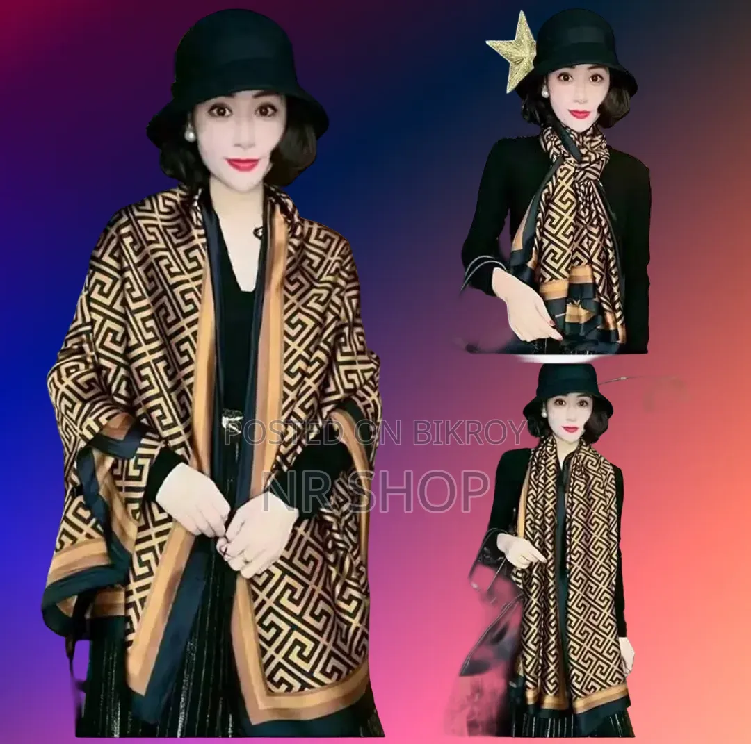 Premium Luxury Satin Silk Scarf